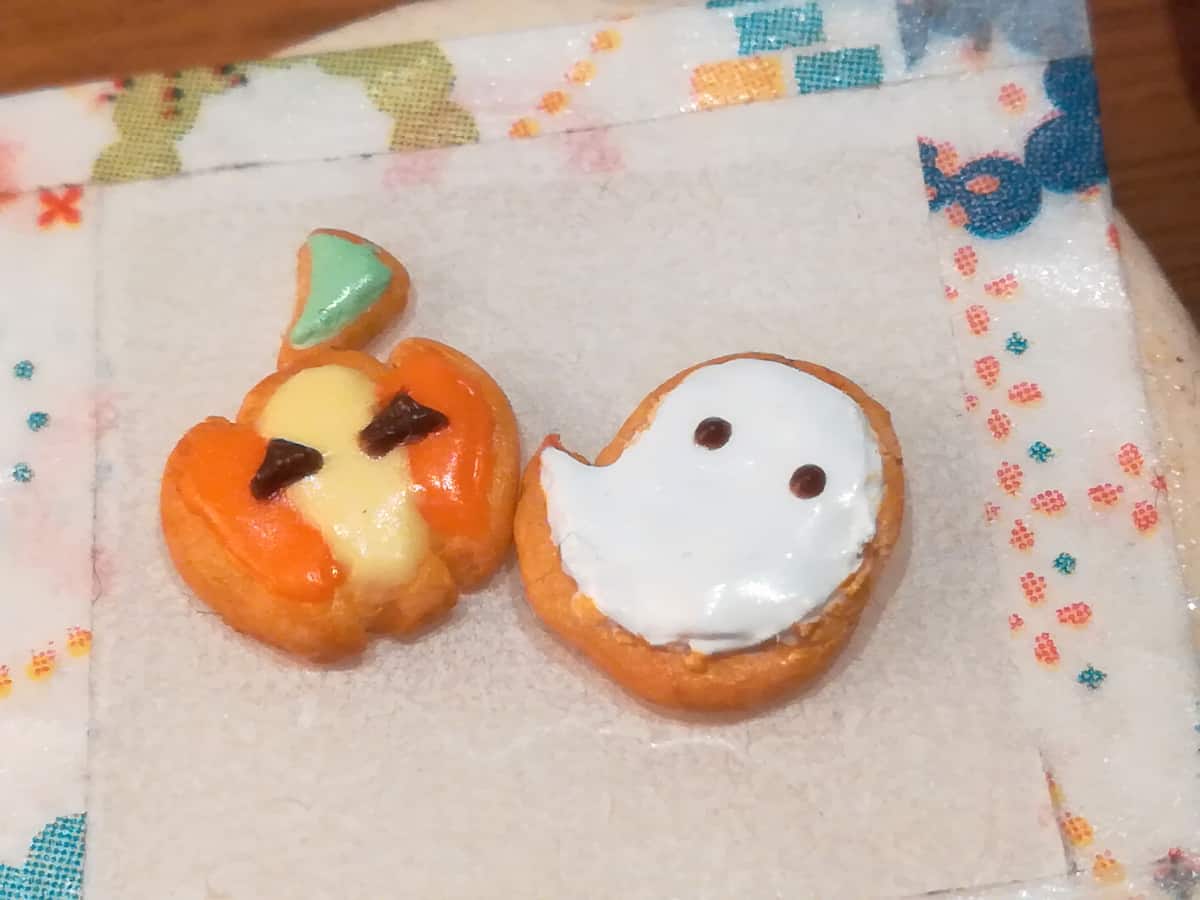 樹脂粘土で作る かぼちゃとおばけのミニチュア ハロウィンのアイシングクッキー の作り方 こねしばブログ